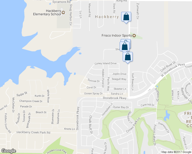 map of restaurants, bars, coffee shops, grocery stores, and more near 12504 Meadow Landing Drive in Frisco