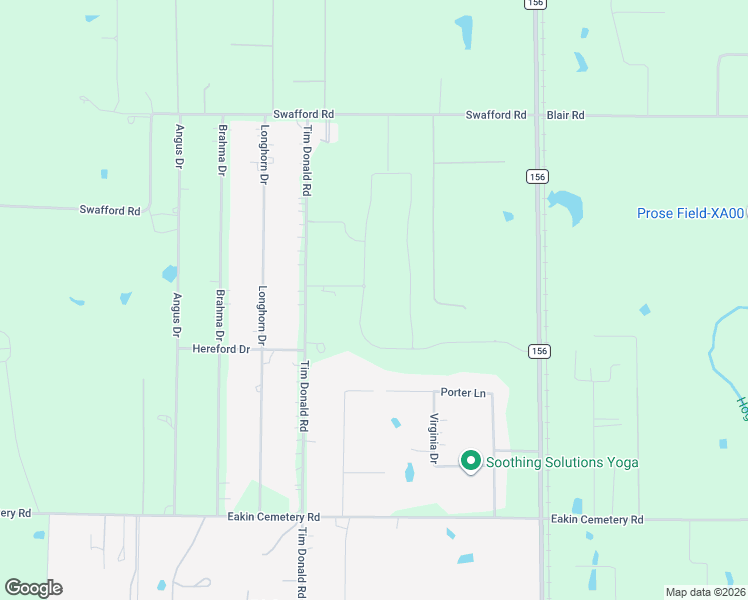 map of restaurants, bars, coffee shops, grocery stores, and more near 5170 Tim Donald Road in Justin
