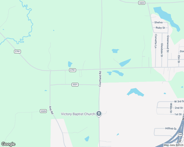 map of restaurants, bars, coffee shops, grocery stores, and more near 277 County Road 3332 in Atlanta