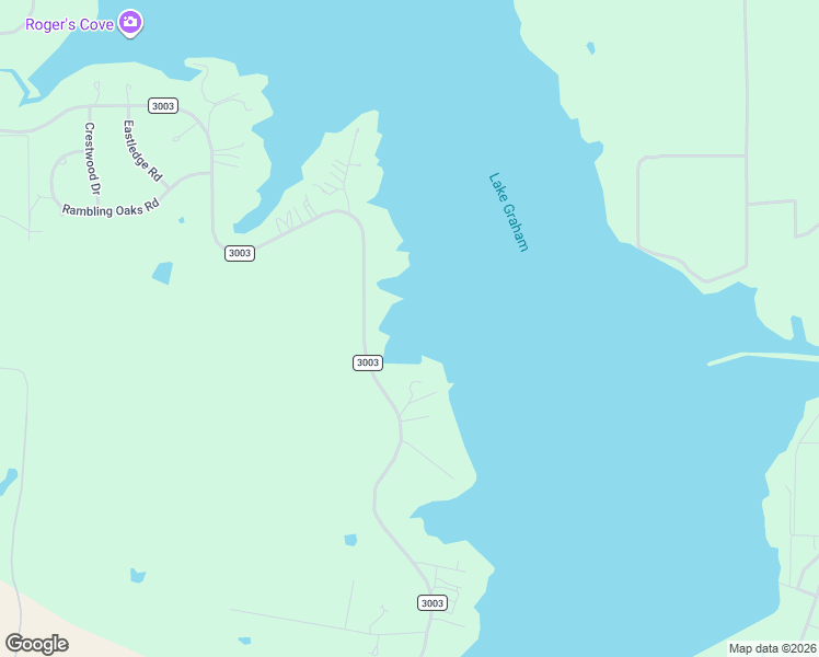 map of restaurants, bars, coffee shops, grocery stores, and more near 1172 Farm to Market Road 3003 in Graham