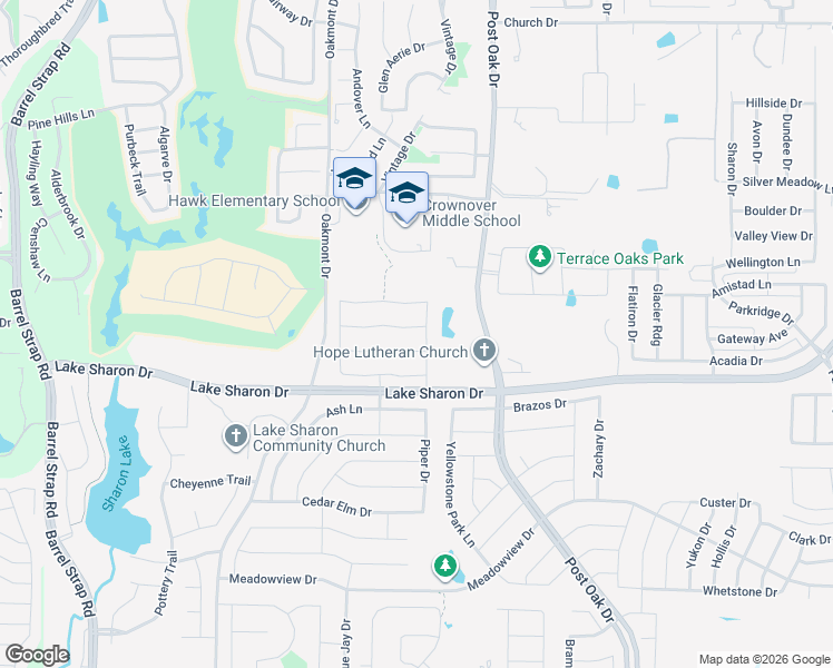 map of restaurants, bars, coffee shops, grocery stores, and more near 1812 Caladium Drive in Corinth