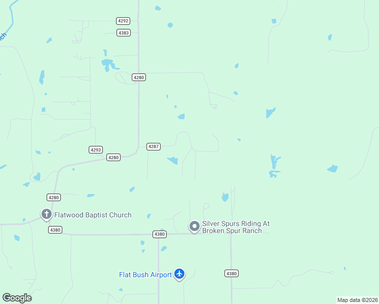 map of restaurants, bars, coffee shops, grocery stores, and more near 213 County Road 4287 in Decatur