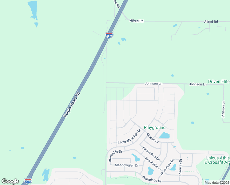 map of restaurants, bars, coffee shops, grocery stores, and more near 9000 Wichita Lane in Argyle