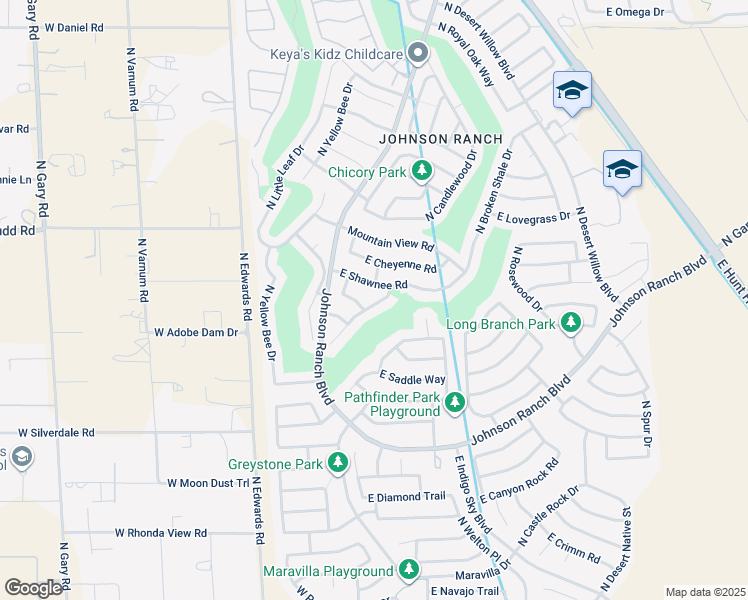 map of restaurants, bars, coffee shops, grocery stores, and more near 29212 North Shannon Drive in San Tan Valley