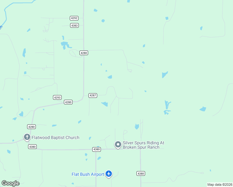 map of restaurants, bars, coffee shops, grocery stores, and more near 213 County Road 4287 in Decatur