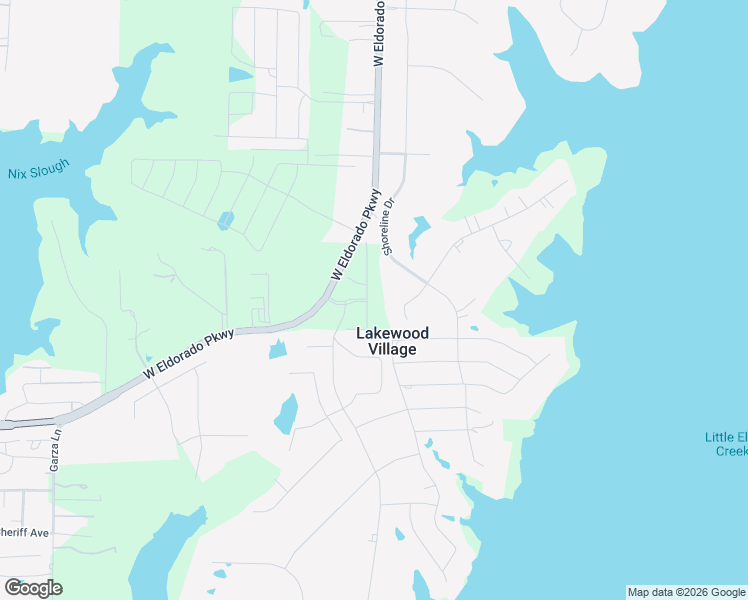 map of restaurants, bars, coffee shops, grocery stores, and more near 2882 West Eldorado Parkway in Little Elm
