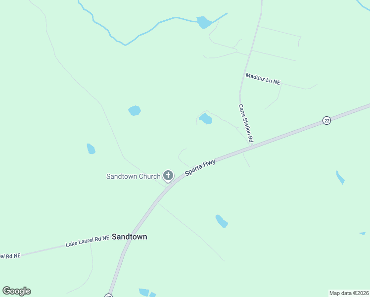 map of restaurants, bars, coffee shops, grocery stores, and more near 996 Sparta Highway in Sparta