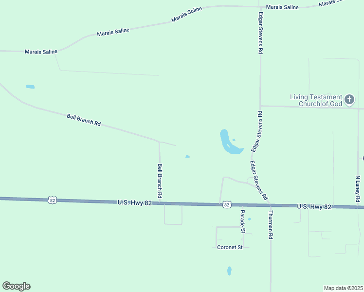 map of restaurants, bars, coffee shops, grocery stores, and more near 121 Ashley Road 285 in Crossett