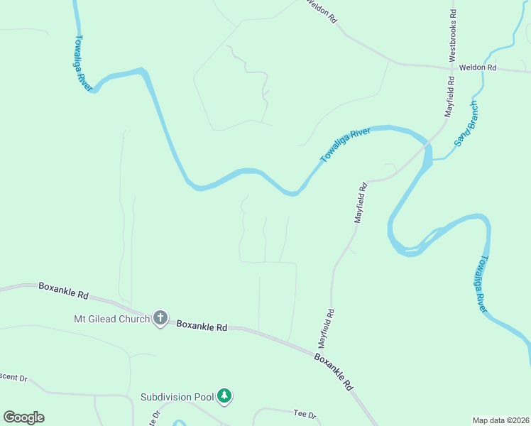 map of restaurants, bars, coffee shops, grocery stores, and more near Unnamed Road in Forsyth