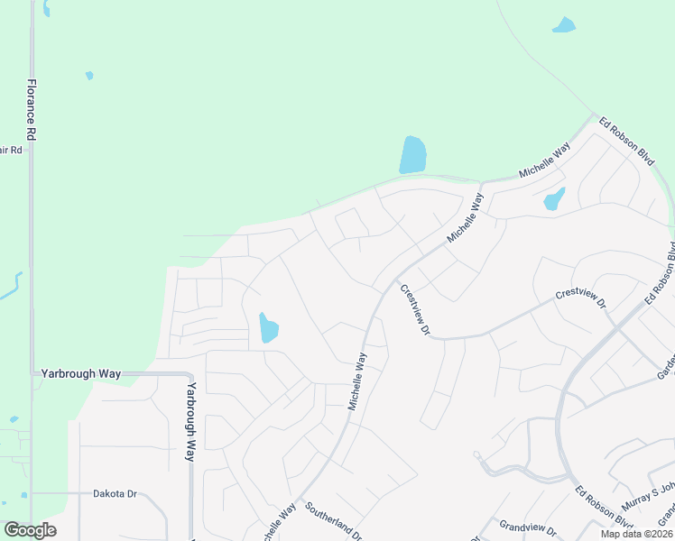 map of restaurants, bars, coffee shops, grocery stores, and more near 8216 American Way in Denton