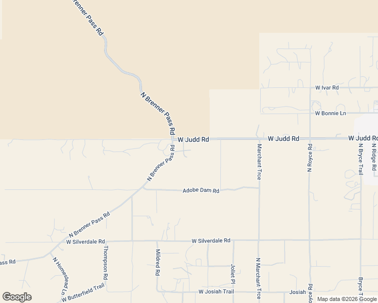 map of restaurants, bars, coffee shops, grocery stores, and more near 29371 North Brenner Pass Road in Queen Creek