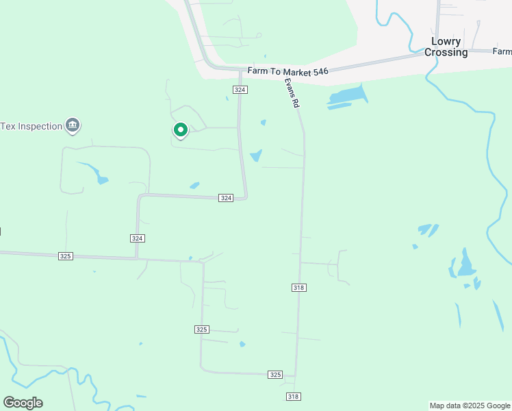 map of restaurants, bars, coffee shops, grocery stores, and more near 3395 County Road 324 in Fairview