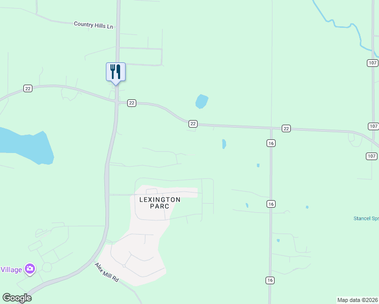 map of restaurants, bars, coffee shops, grocery stores, and more near 1009 Parkers Cove in Montevallo