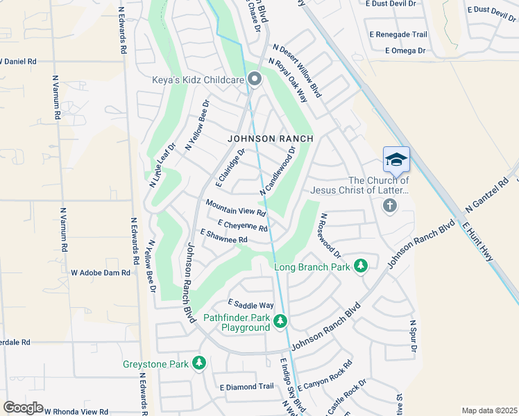 map of restaurants, bars, coffee shops, grocery stores, and more near 432 Mountain View Road in San Tan Valley