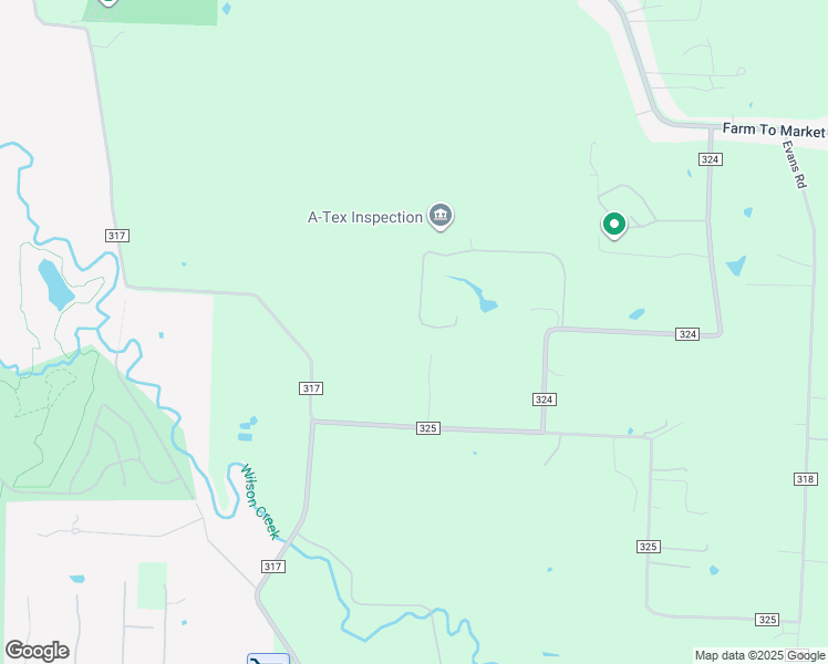 map of restaurants, bars, coffee shops, grocery stores, and more near 2687 Pvt Road 5161 in McKinney