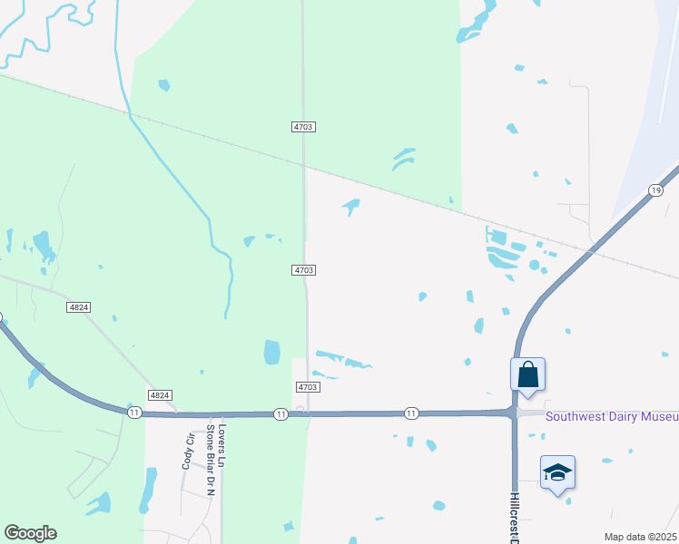 map of restaurants, bars, coffee shops, grocery stores, and more near in Sulphur Springs