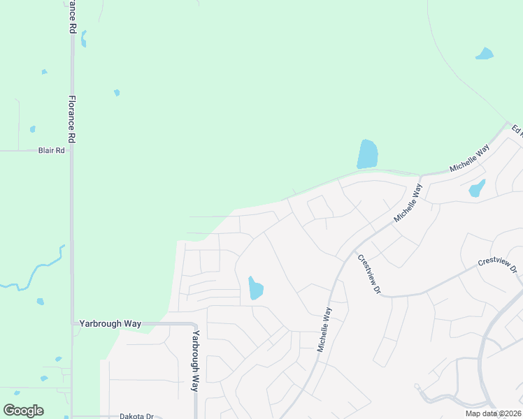 map of restaurants, bars, coffee shops, grocery stores, and more near 12228 Grosbeak Drive in Denton