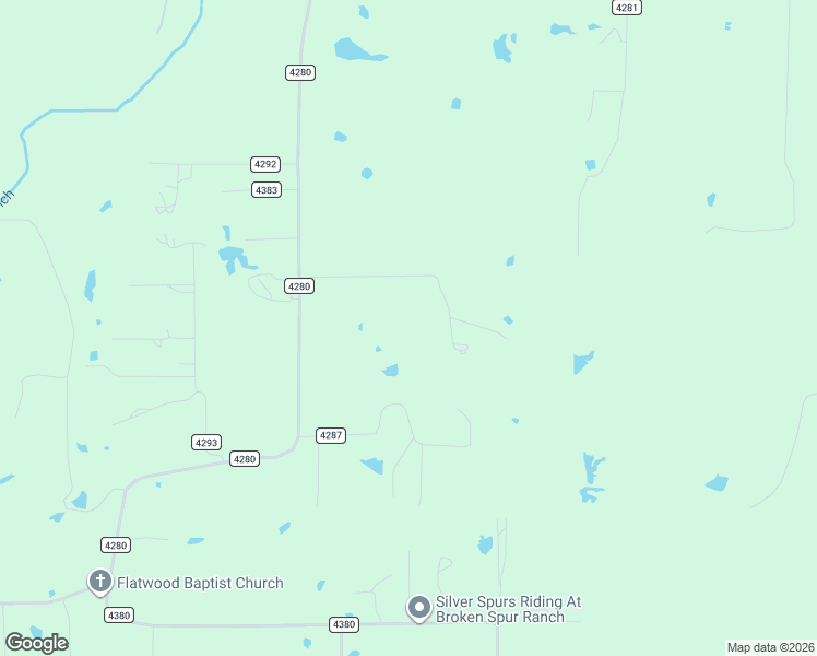 map of restaurants, bars, coffee shops, grocery stores, and more near 1301 County Road 4280 in Decatur