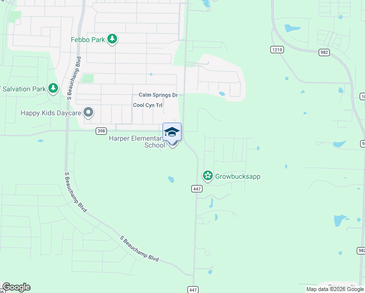map of restaurants, bars, coffee shops, grocery stores, and more near 8080 County Road 398 in Princeton