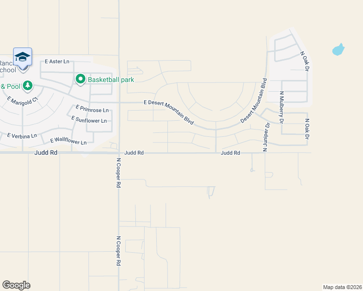 map of restaurants, bars, coffee shops, grocery stores, and more near 12245 East Verbina Lane in Florence