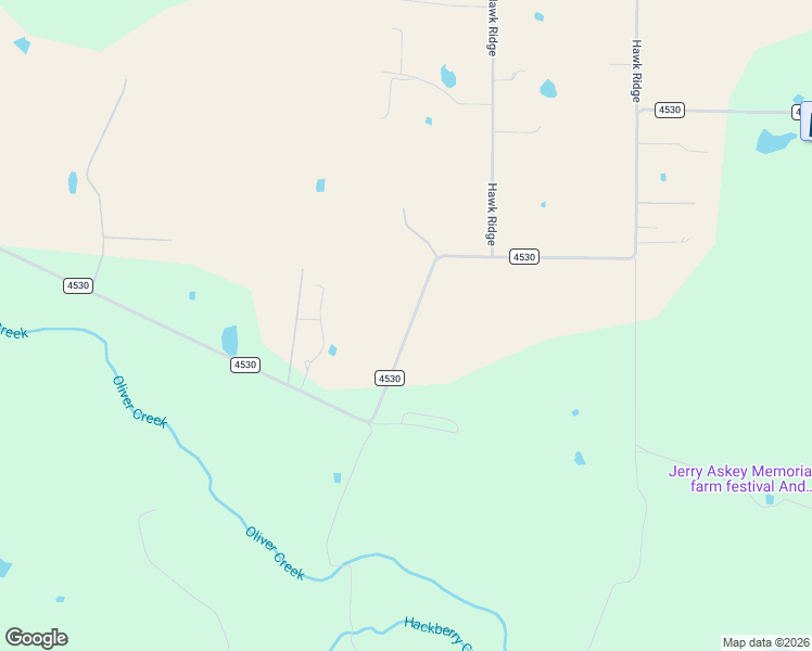 map of restaurants, bars, coffee shops, grocery stores, and more near County Road 4530 in Decatur