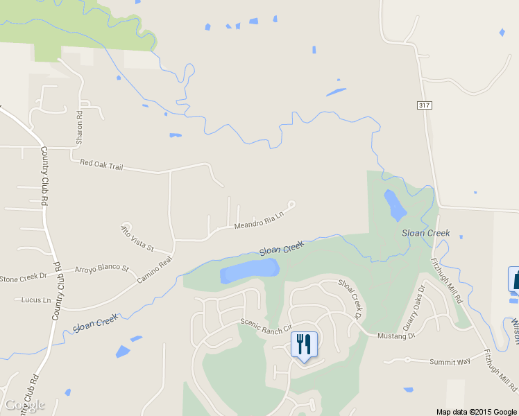 map of restaurants, bars, coffee shops, grocery stores, and more near 1431 Meandro Ria Lane in Fairview