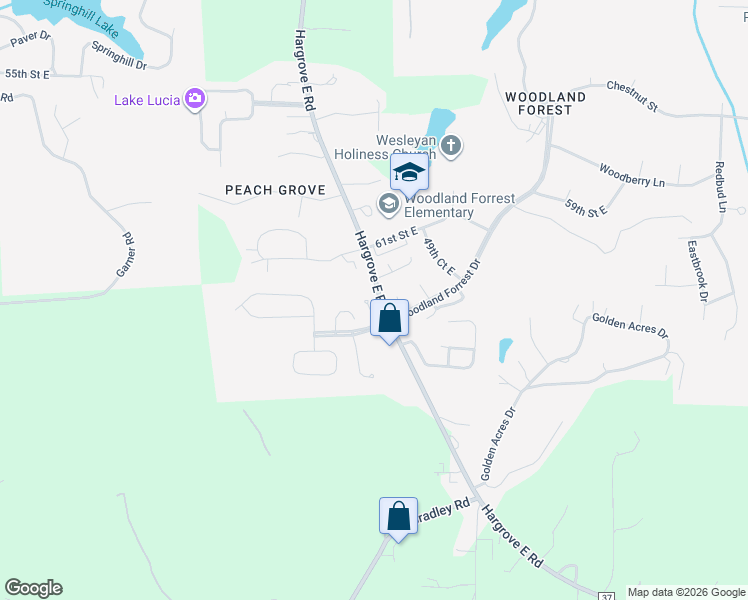 map of restaurants, bars, coffee shops, grocery stores, and more near 6315 Cashmere Pl in Tuscaloosa