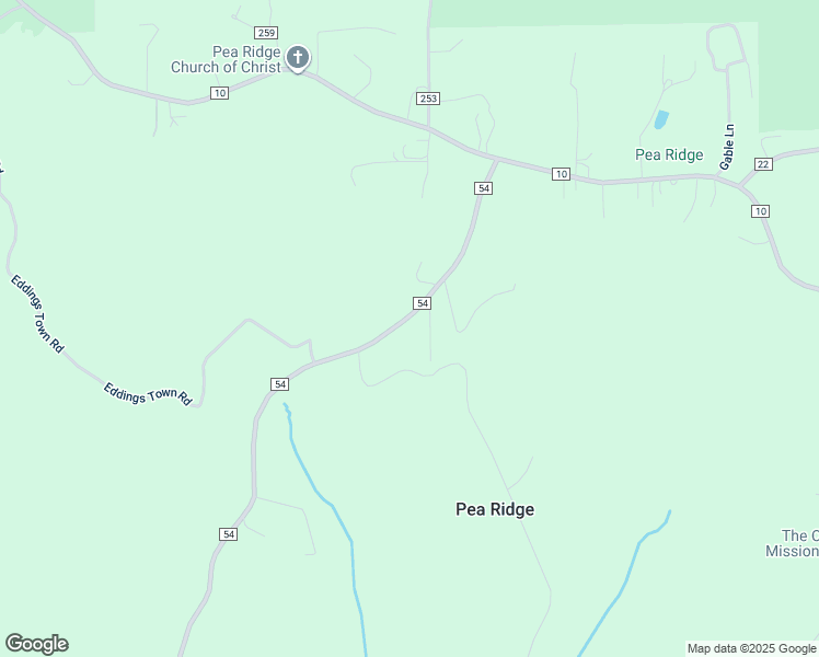 map of restaurants, bars, coffee shops, grocery stores, and more near 435 County Road 54 in Montevallo