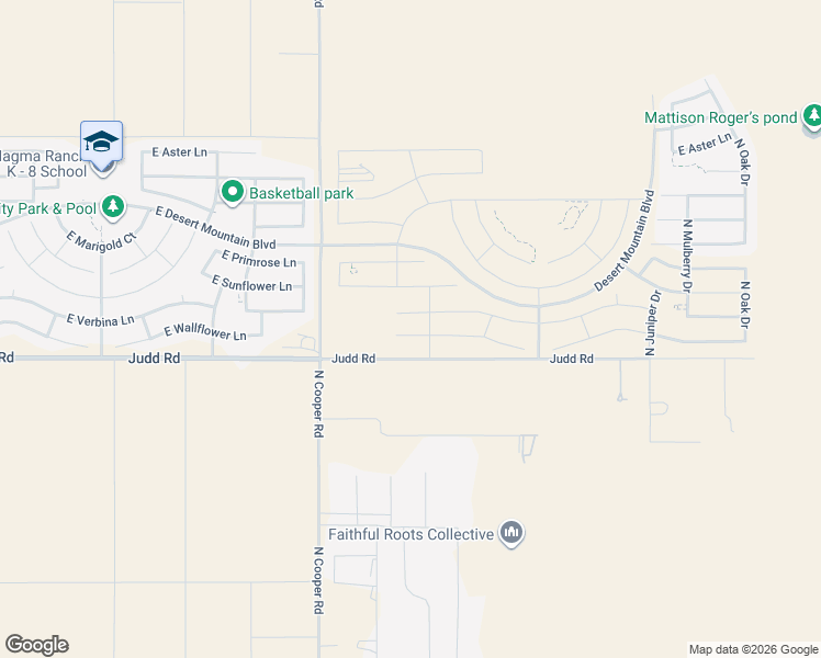 map of restaurants, bars, coffee shops, grocery stores, and more near 12088 East Wallflower Lane in Florence