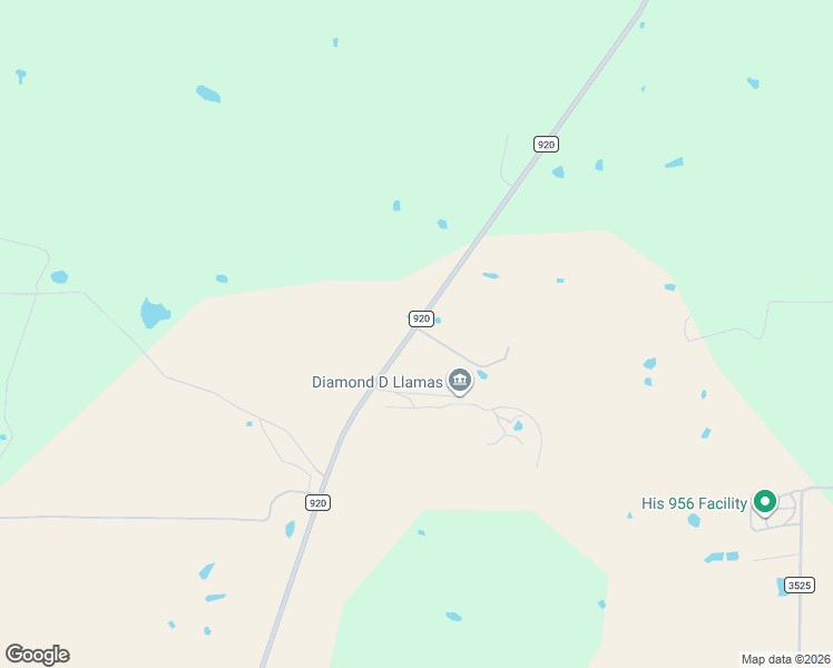 map of restaurants, bars, coffee shops, grocery stores, and more near 2572 Farm to Market 920 in Bridgeport