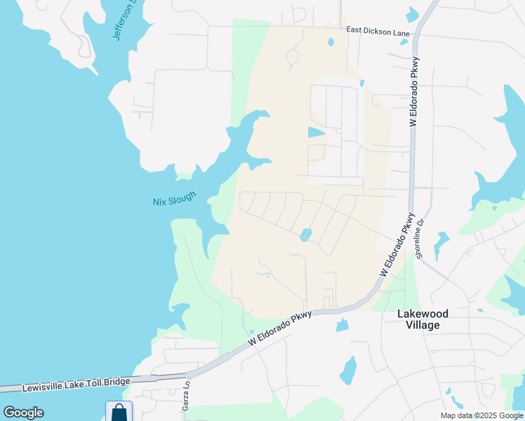 map of restaurants, bars, coffee shops, grocery stores, and more near Cardinal Ridge Lane in Little Elm
