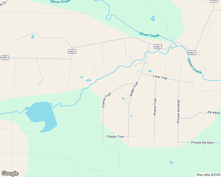 map of restaurants, bars, coffee shops, grocery stores, and more near 305 Coyote Trail in Rhome