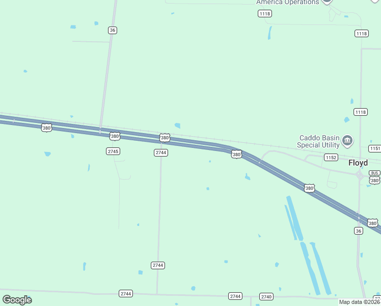 map of restaurants, bars, coffee shops, grocery stores, and more near 4933 Farm to Market 36 in Caddo Mills