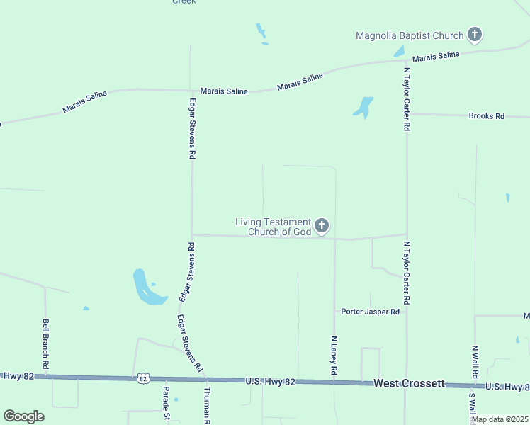 map of restaurants, bars, coffee shops, grocery stores, and more near 722 Curtis Martin Road in Crossett