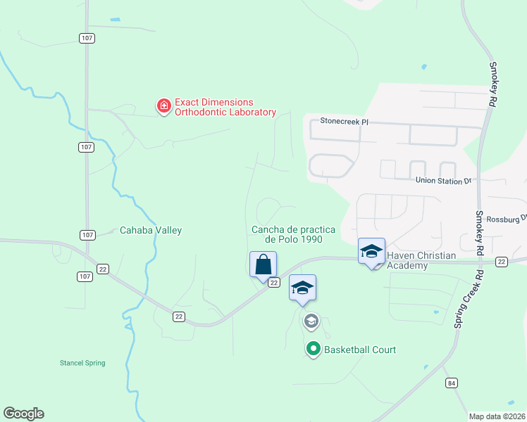 map of restaurants, bars, coffee shops, grocery stores, and more near in Calera