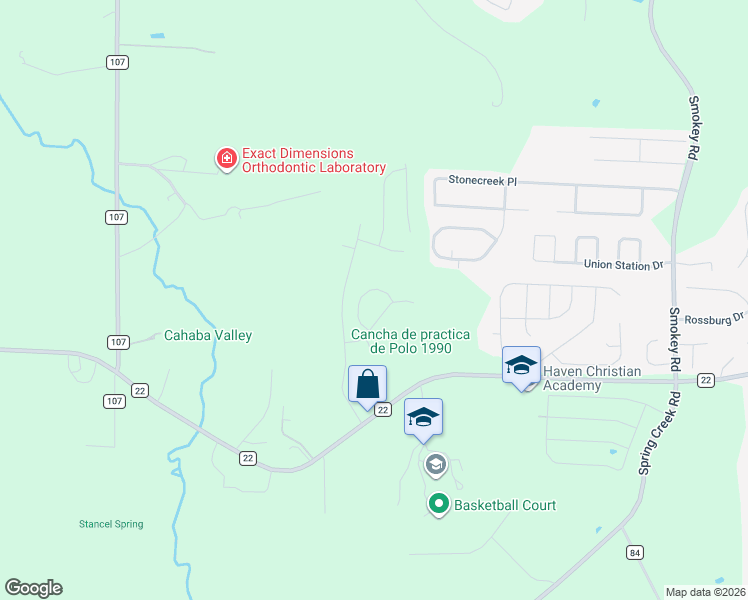 map of restaurants, bars, coffee shops, grocery stores, and more near in Calera