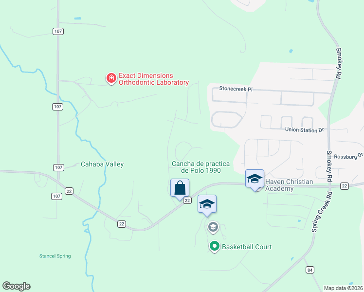 map of restaurants, bars, coffee shops, grocery stores, and more near in Calera
