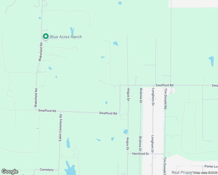 map of restaurants, bars, coffee shops, grocery stores, and more near 10306 Swafford Road in Justin