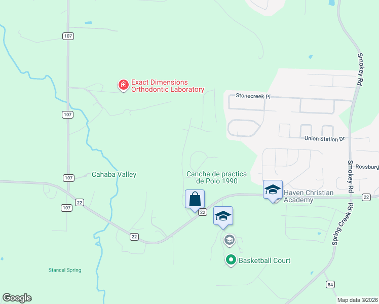 map of restaurants, bars, coffee shops, grocery stores, and more near in Calera