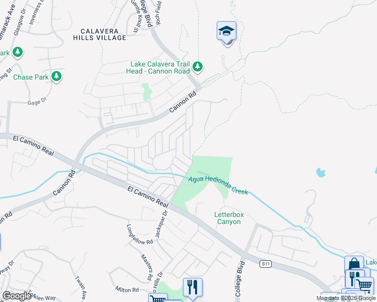 map of restaurants, bars, coffee shops, grocery stores, and more near 3418 Don Carlos Drive in Carlsbad