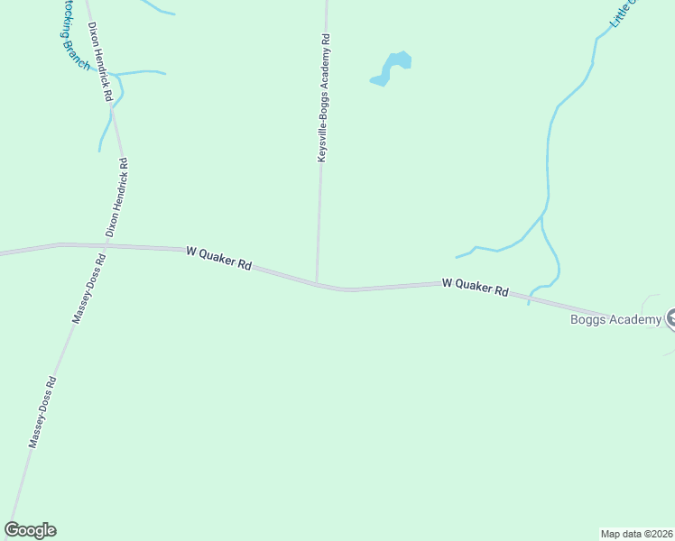 map of restaurants, bars, coffee shops, grocery stores, and more near 3421-5268 Keysville-Boggs Academy Road in Keysville