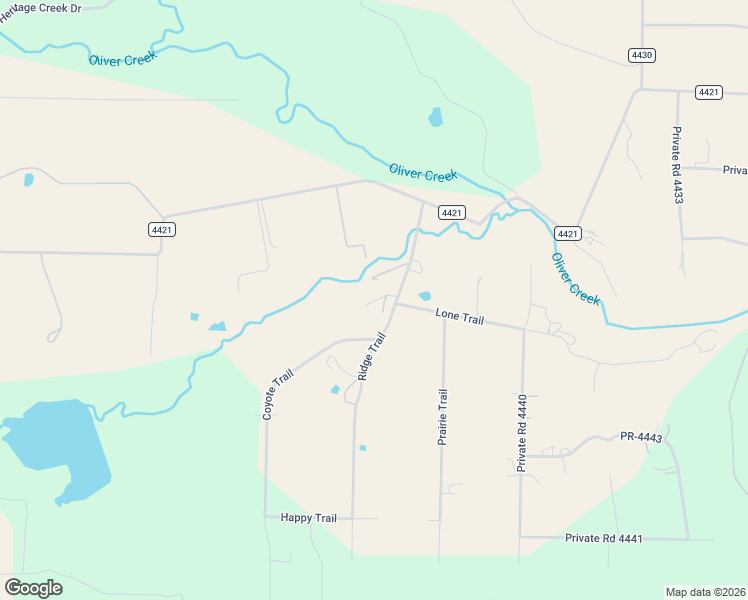 map of restaurants, bars, coffee shops, grocery stores, and more near 887 County Road 4421 in Rhome