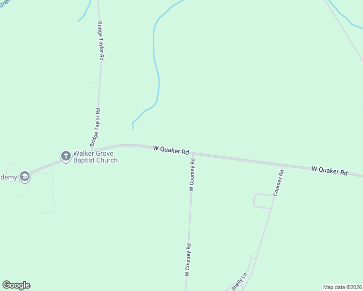 map of restaurants, bars, coffee shops, grocery stores, and more near 4278 West Quaker Road in Keysville