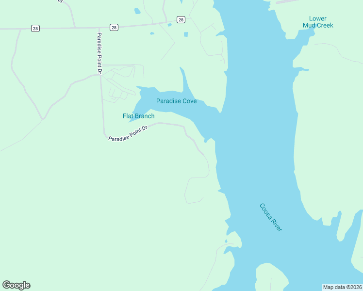 map of restaurants, bars, coffee shops, grocery stores, and more near 810 Paradise Point Drive in Columbiana