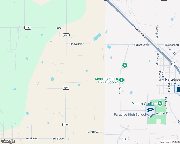 map of restaurants, bars, coffee shops, grocery stores, and more near in Paradise