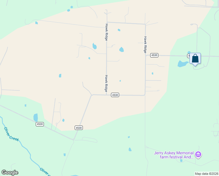 map of restaurants, bars, coffee shops, grocery stores, and more near 1125 County Road 4530 in Decatur