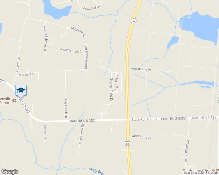 map of restaurants, bars, coffee shops, grocery stores, and more near 442 Stoney Field Drive in Moncks Corner