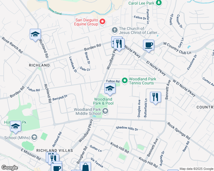 map of restaurants, bars, coffee shops, grocery stores, and more near 754 Flagstone Court in San Marcos