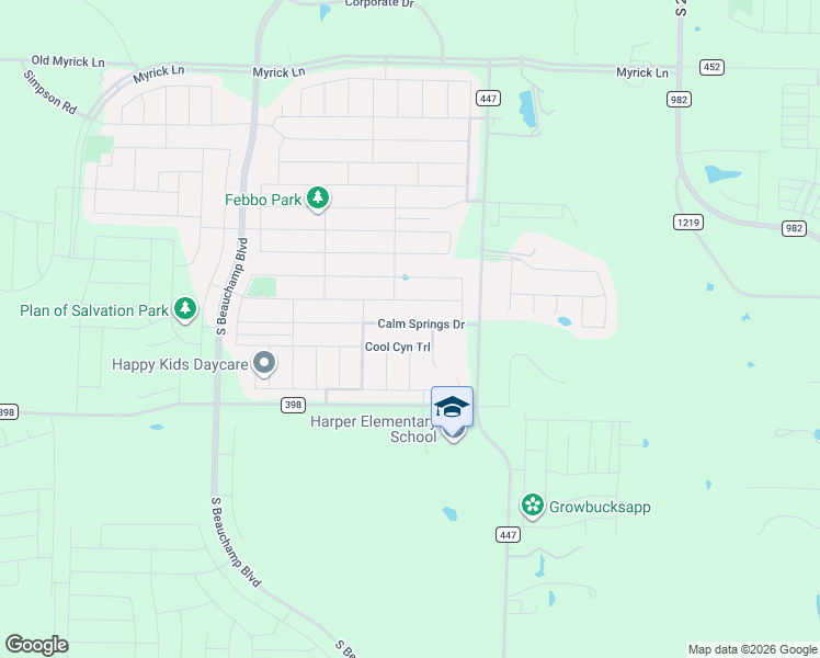map of restaurants, bars, coffee shops, grocery stores, and more near 1519 County Road 447 in Princeton
