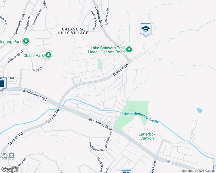 map of restaurants, bars, coffee shops, grocery stores, and more near 3466 Don Lorenzo Drive in Carlsbad